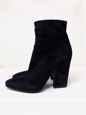 PRADA black suede ankle boots, made in Italy, size 39